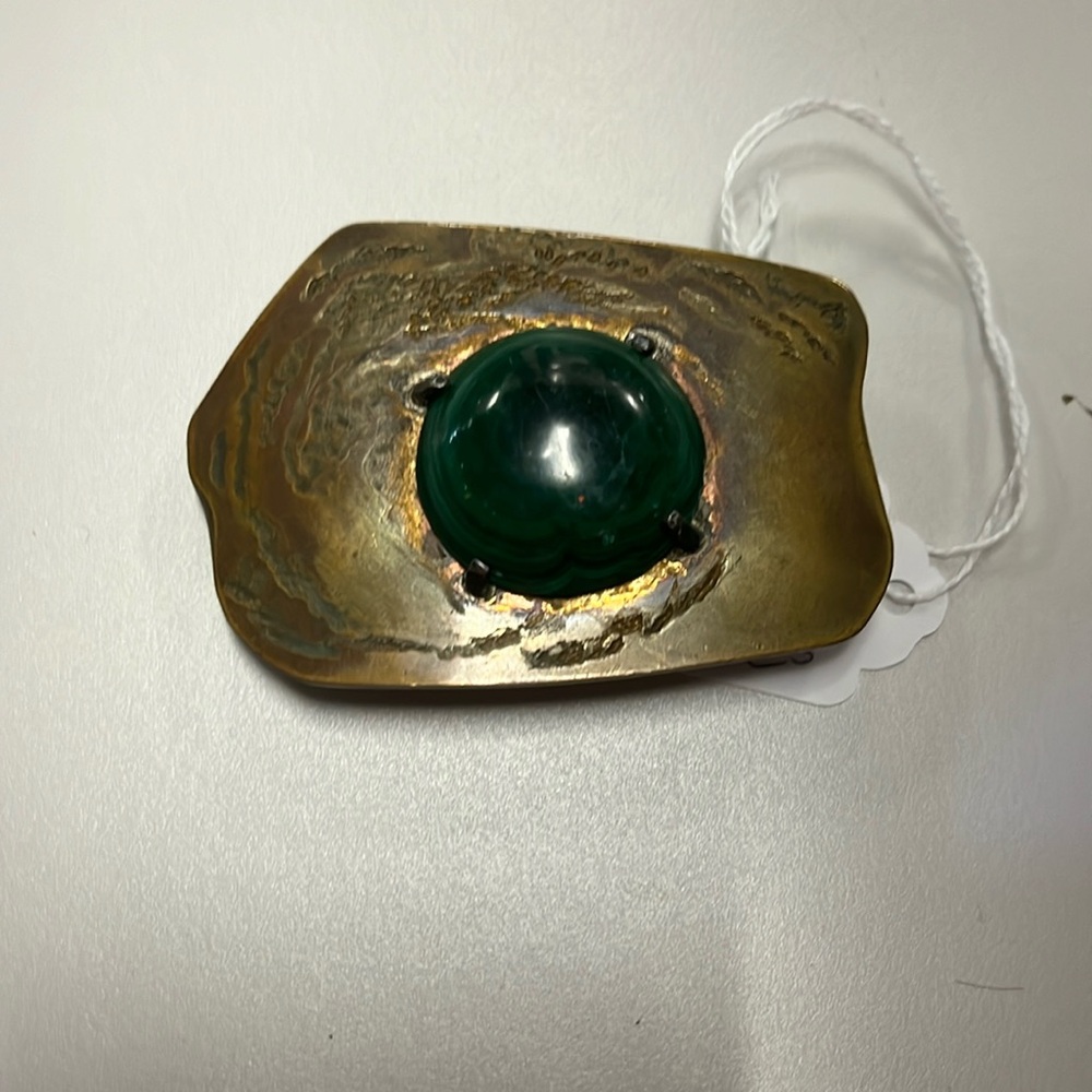 Brass belt buckle